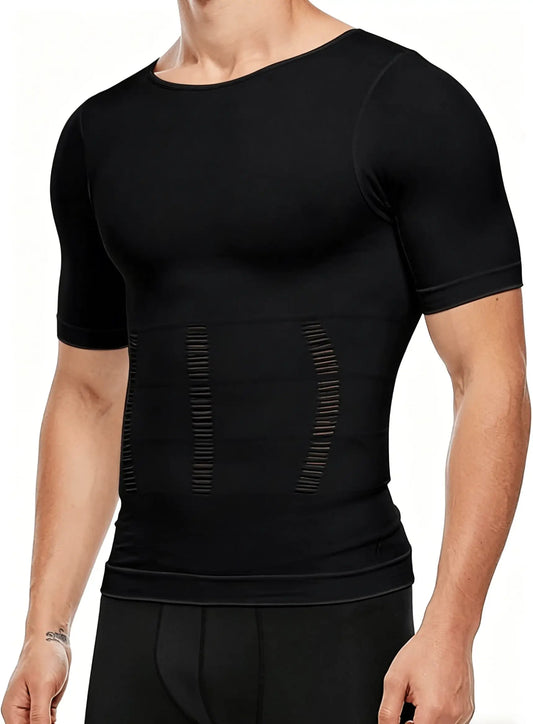 Men's 360° Slimming Body Shaper Short Sleeve Shirt