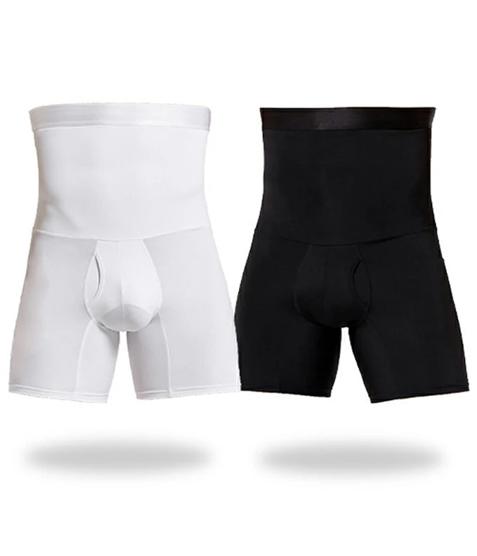 Men's High Waist Breathable Tummy Control Shapewear Shorts