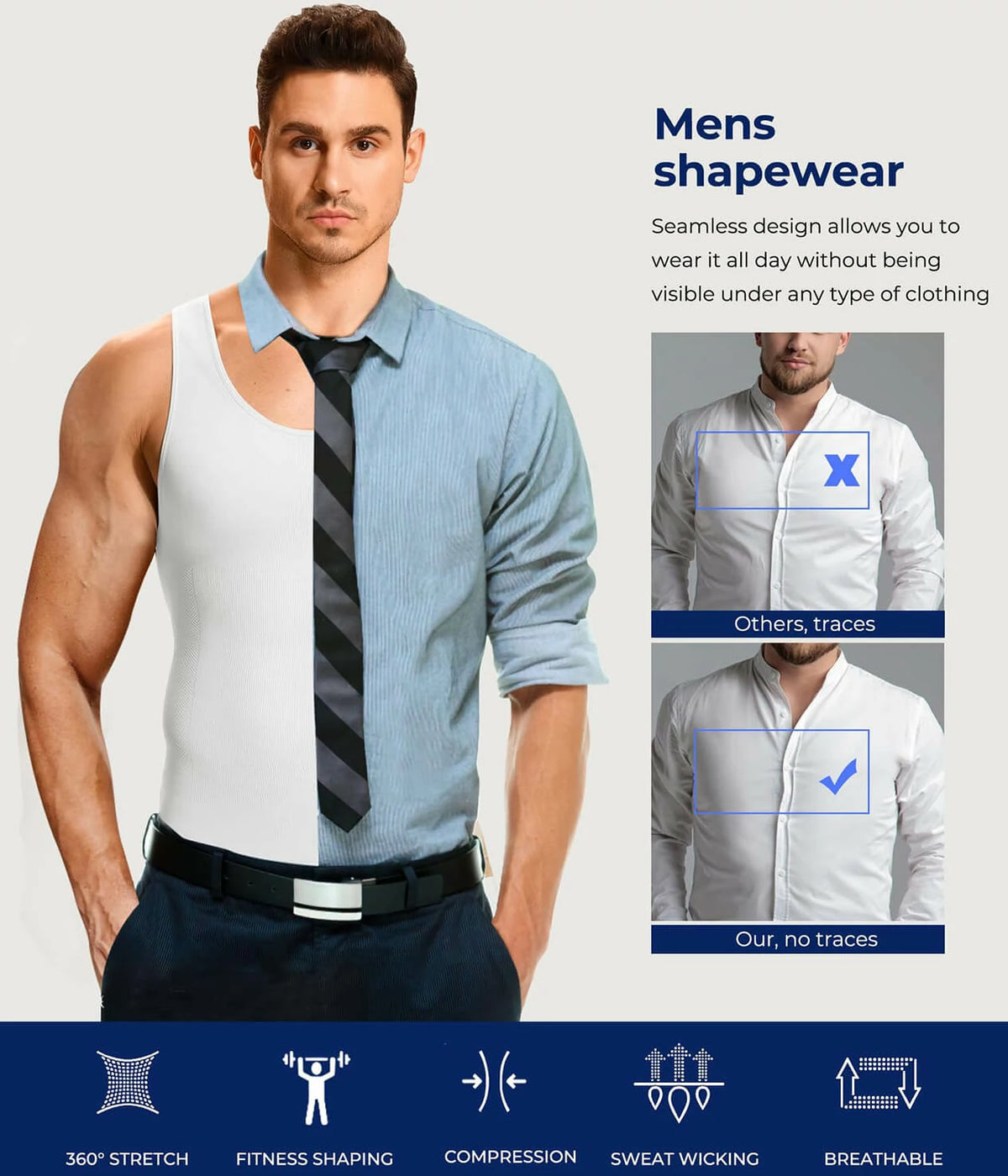 Men's Seamless Compression Tank Top