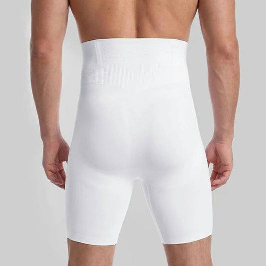 Men's High Waist Seamless Tummy Control Shapewear Shorts