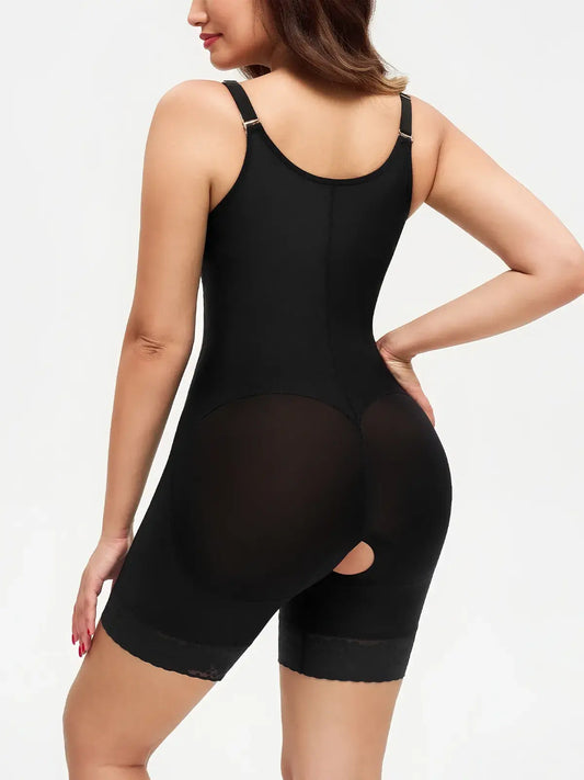 Women's U-Shape Open Bust Bodysuit Tummy Control Butt Lift