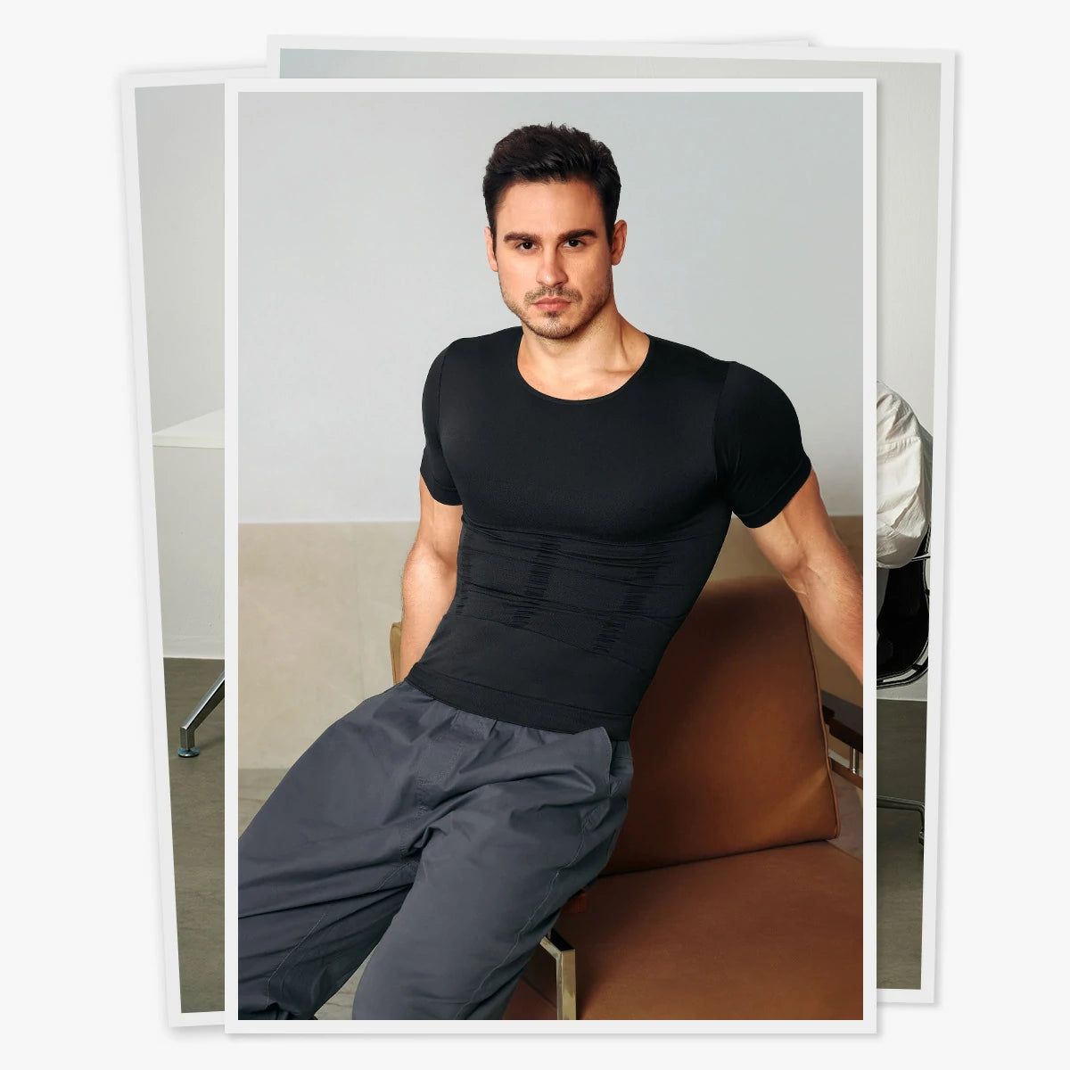 Men's 360° Slimming Body Shaper Short Sleeve Shirt