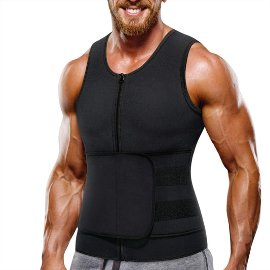 Men's Waist Trainer Sauna Suit Shirt
