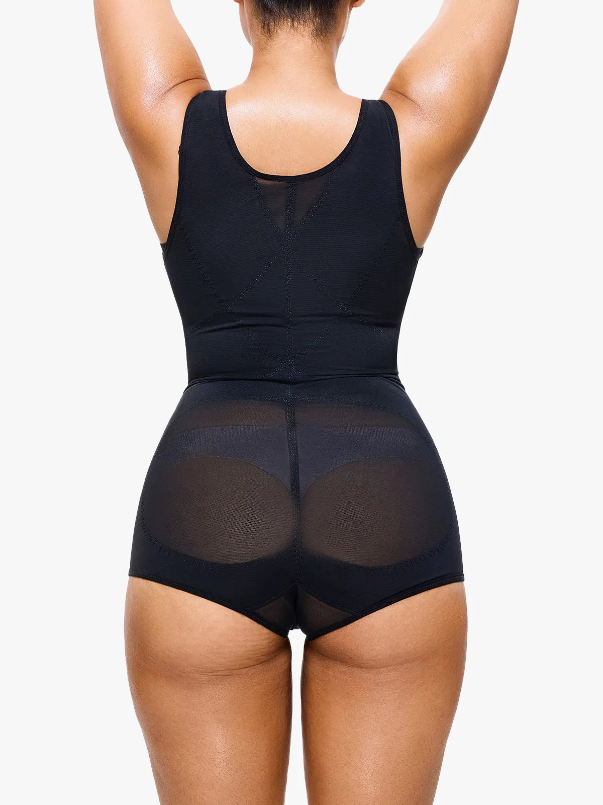 Slimming Mesh Tummy Control Bodysuit with Crotch Buckle（Buy 1, Get 1 FREE）