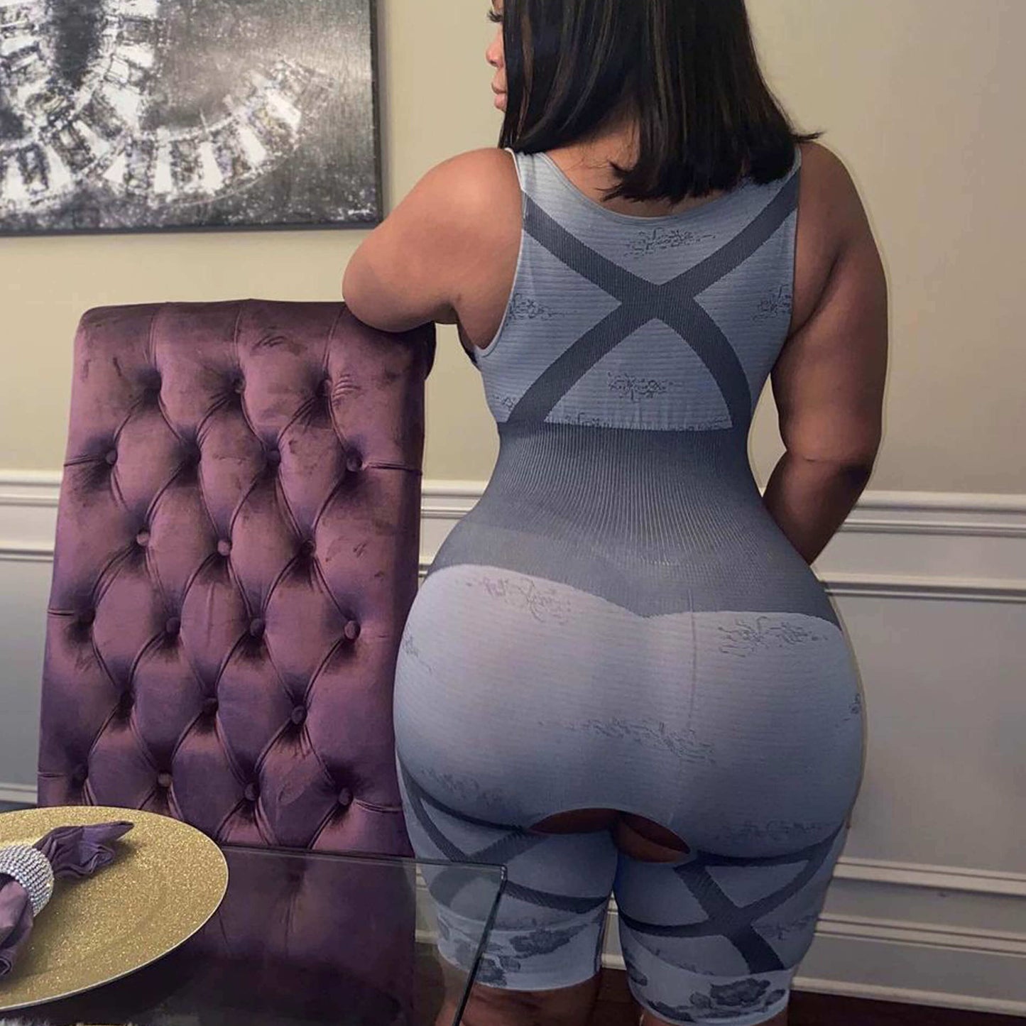 Women's 4-in-1 Full Body Shaper Tummy Control Bodysuit