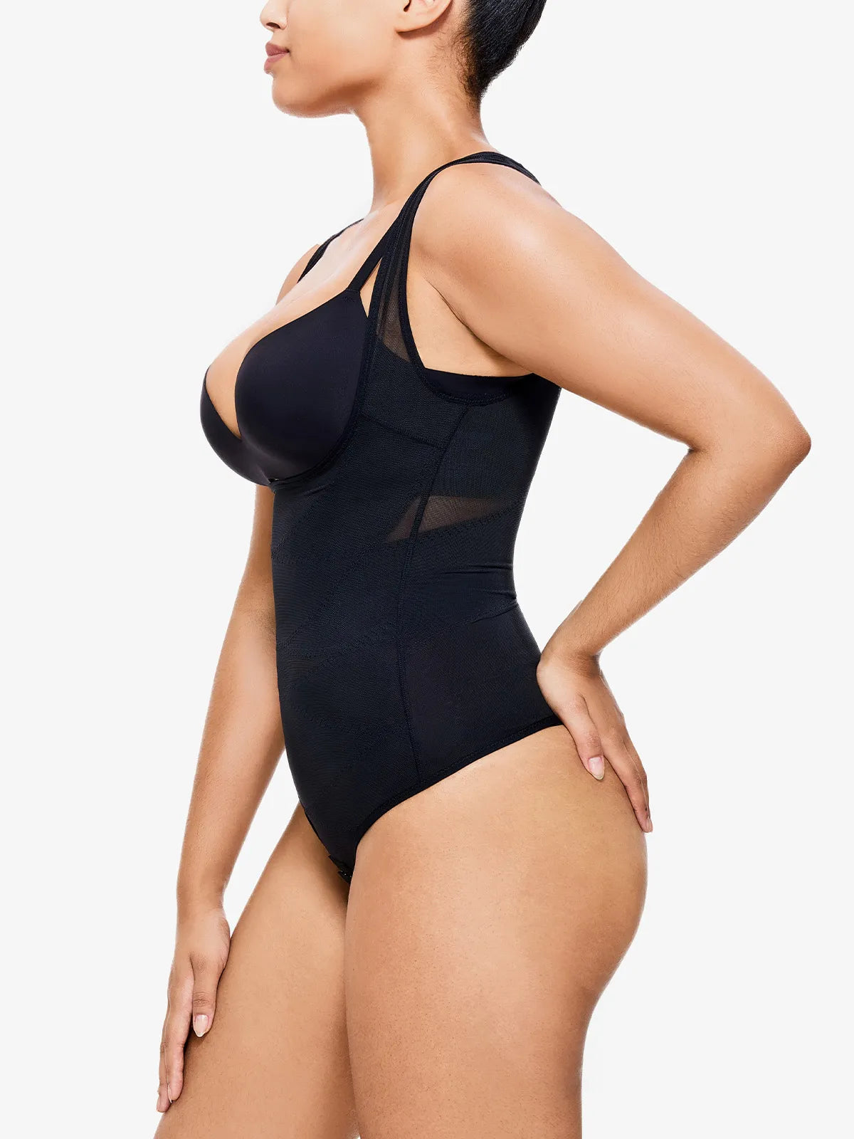 Slimming Mesh Tummy Control Bodysuit with Crotch Buckle（Buy 1, Get 1 FREE）