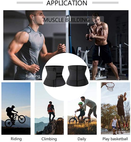 Men's Steel Boned Tummy Control Waist Trainer