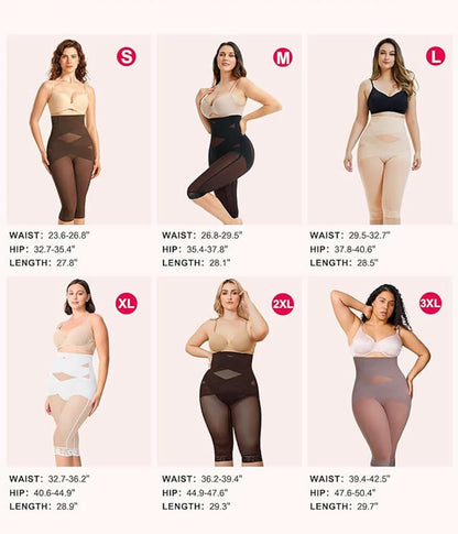Women's High Waist Criss-Cross Capri Pants Tummy Control Butt Lift