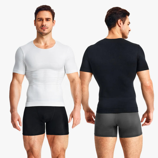 Men's 360° Slimming Body Shaper Short Sleeve Shirt
