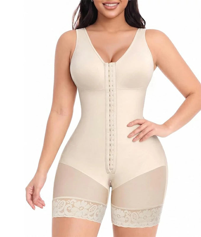Women's Colombian Fajas Bodysuit Tummy Control Butt Lift