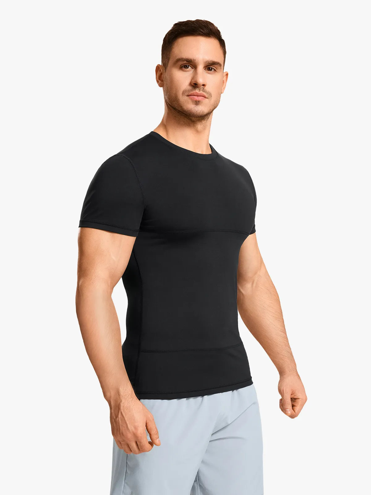 Men's Double-Layer Short Sleeve Compression Shirt