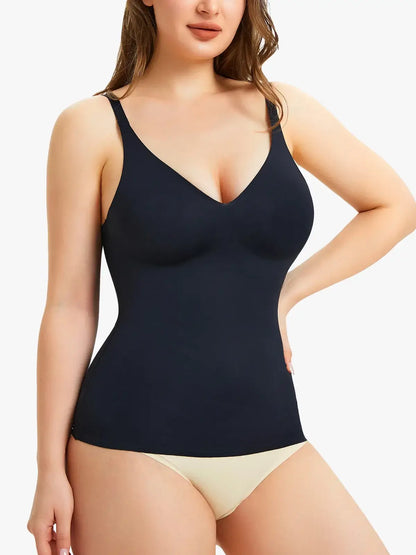 Women's V Neck Shapewear Cami Tummy Control