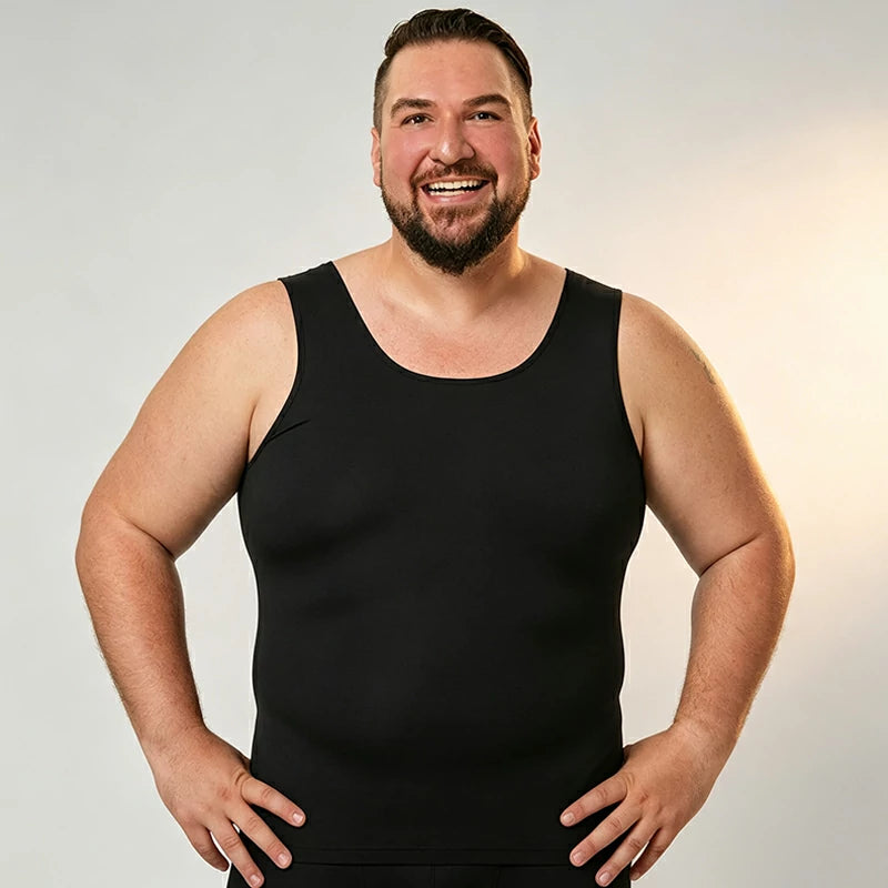 Men's Seamless Compression Undershirt Tank Top
