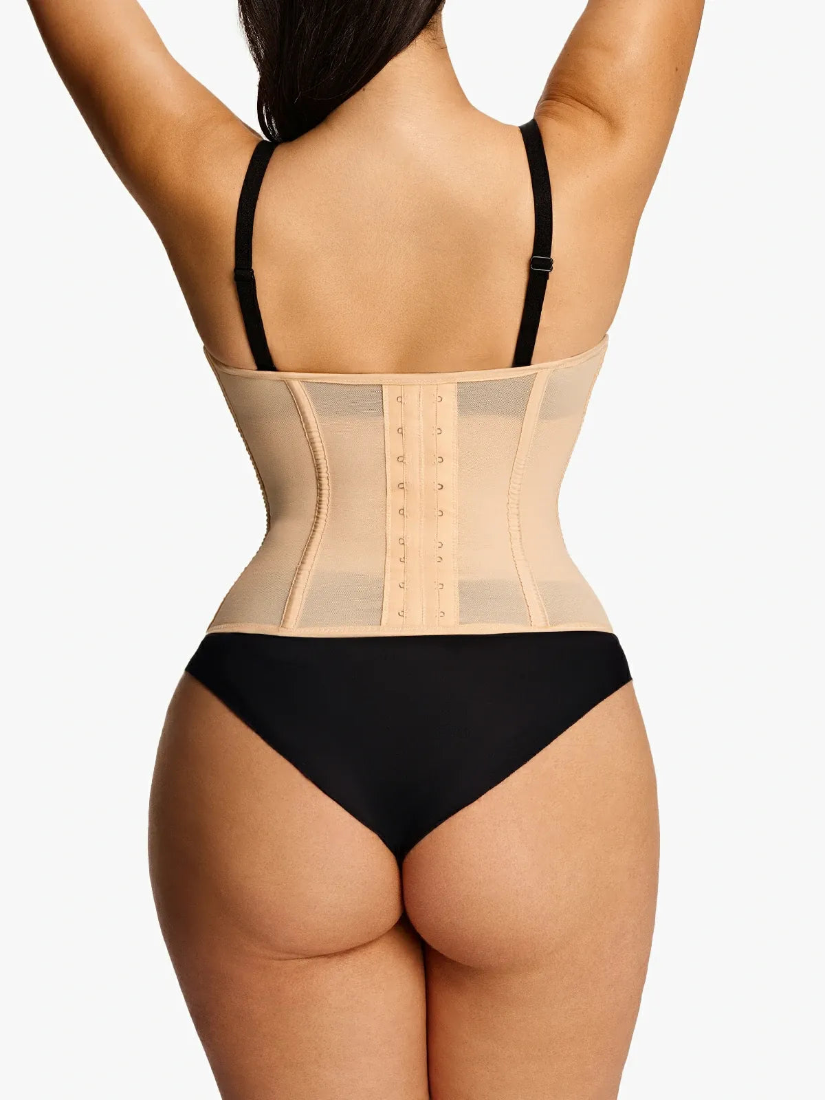 Women's Steel Boned Mesh Waist Trainer Tummy Control