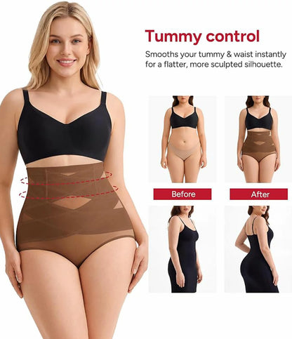 Women's High Waist Contour Lift Body Shaper Panty