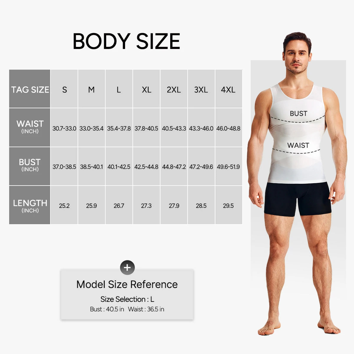 Men's Seamless Breathable Tummy Control Tank Top