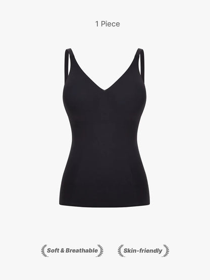 Women's V Neck Shapewear Cami Tummy Control