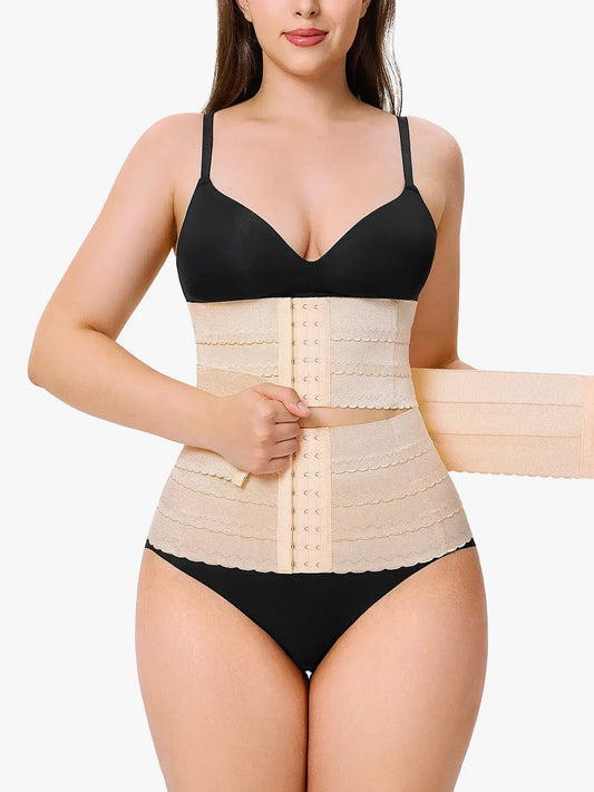 Women's 3-Segment Steel Boned Waist Trainer Tummy Control