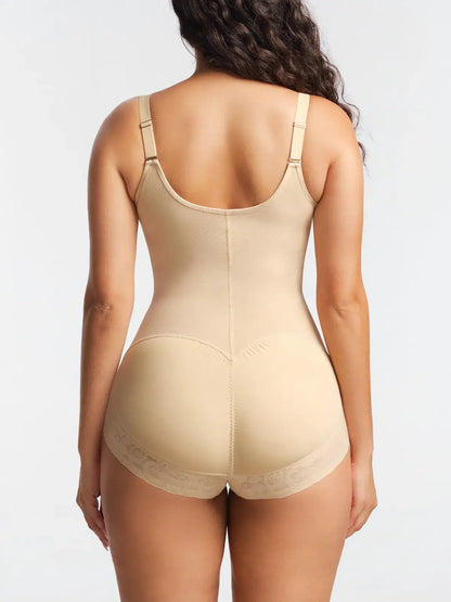 Women's Open Bust Bodysuit Tummy Control Butt Lift