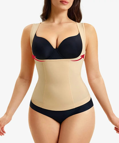 Women's U Shape Push Up Widen Straps Shapewear Tank Tummy Control