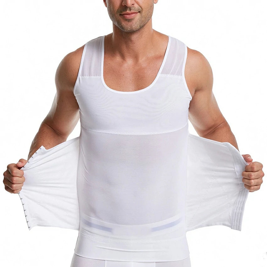 Men's Breathable Thin Mesh Compression Tank