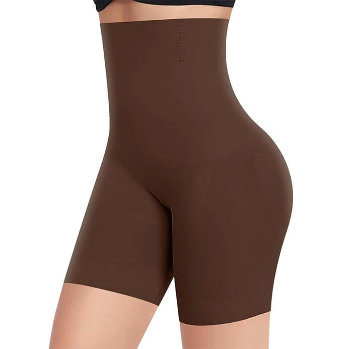 Women's High Waist Steel Bones Anti-Chafe Shorts Tummy Control
