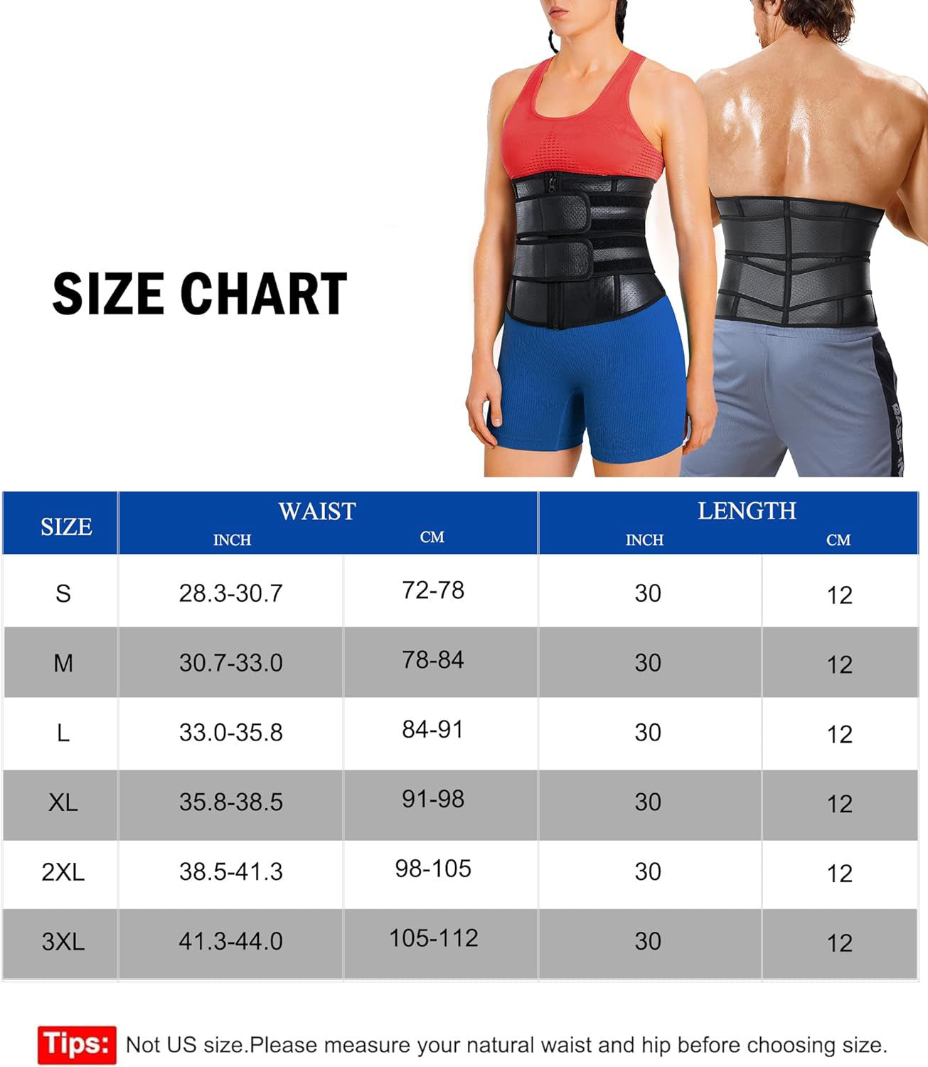 Men's Neoprene Waist Trainer Corset