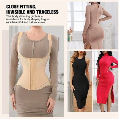 Women's 23 Steel Boned Vest Waist Trainer Tummy Control