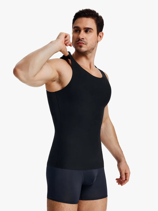Men's Seamless Compression Undershirt Tank Top