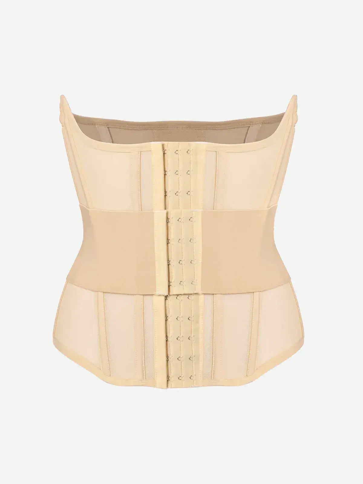 Women's Steel Boned Mesh Waist Trainer Tummy Control