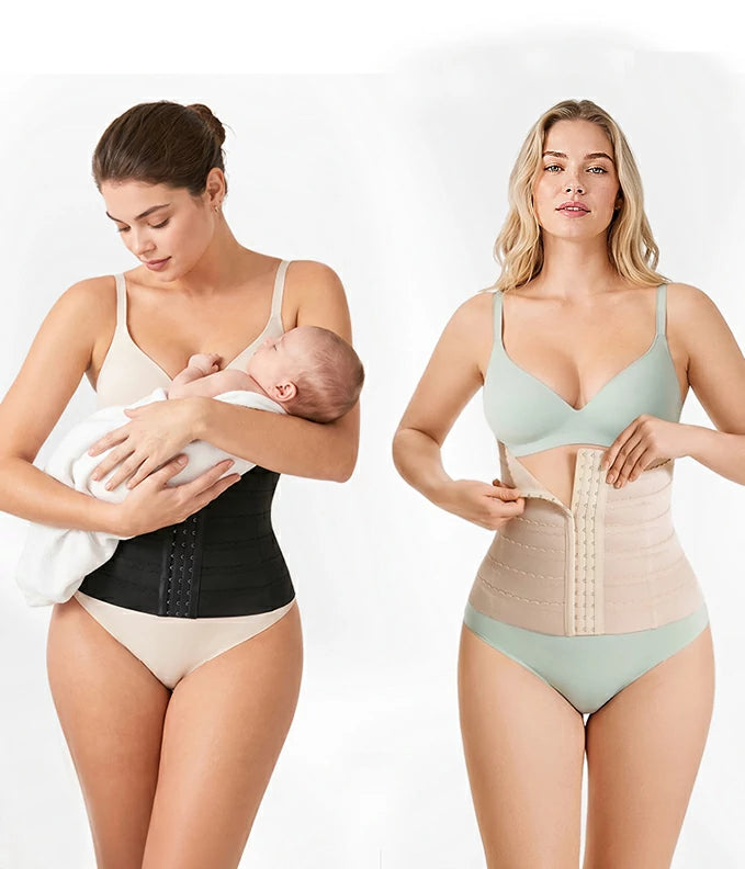 Women's 4 Steel Boned Breathable Waist Trainer Tummy Control