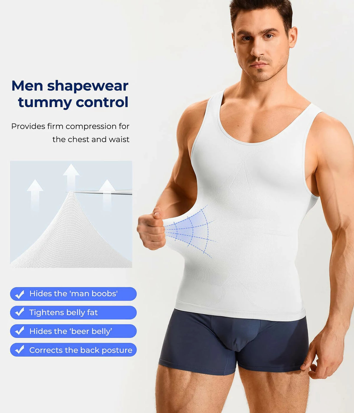Men's Seamless Compression Tank Top