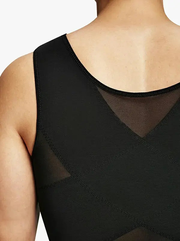 Men's Mesh Compression Chest & Tummy Control Tank Top
