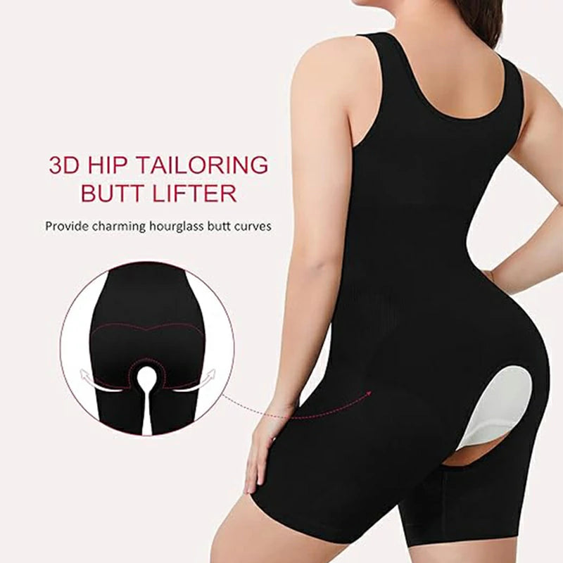 Women's Waist Trainer Full Body Shaper Bodysuit Tummy Control