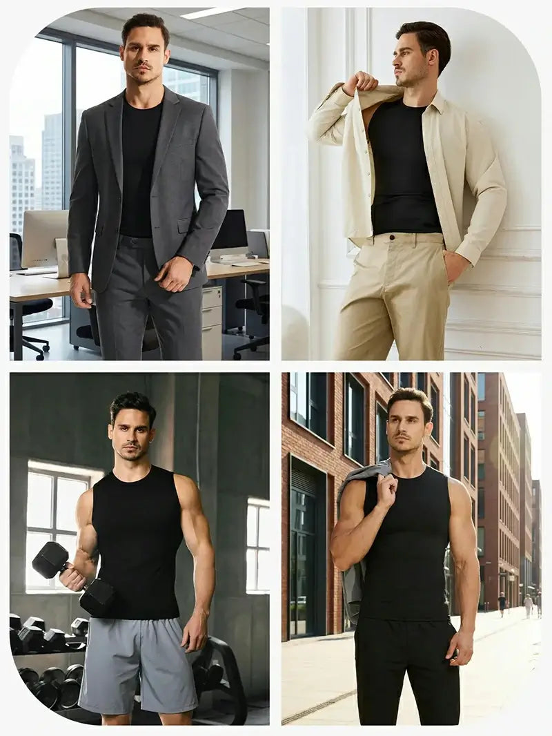 Men's Breathable Quick Dry Compression Tank Top