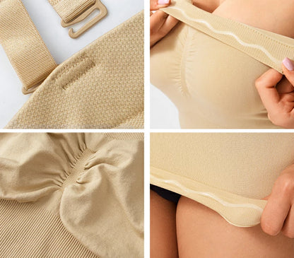 Women's Strapless Shapewear Tank Top Tummy Control
