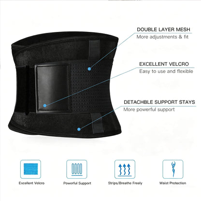 Men's Adjustable Workout Waist Trainer