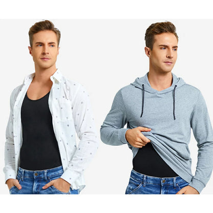 Men's Seamless Sleeveless Compression Bodysuit