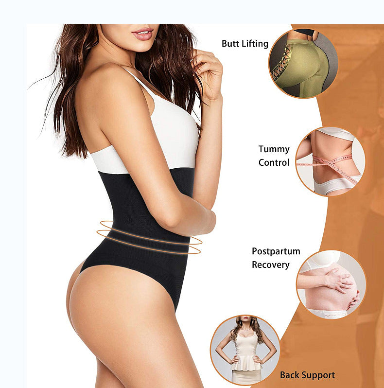 Women's seamless abdomen panties