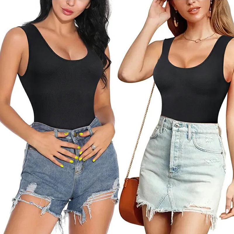 Women's Waist Trainer Full Body Shaper Bodysuit Tummy Control