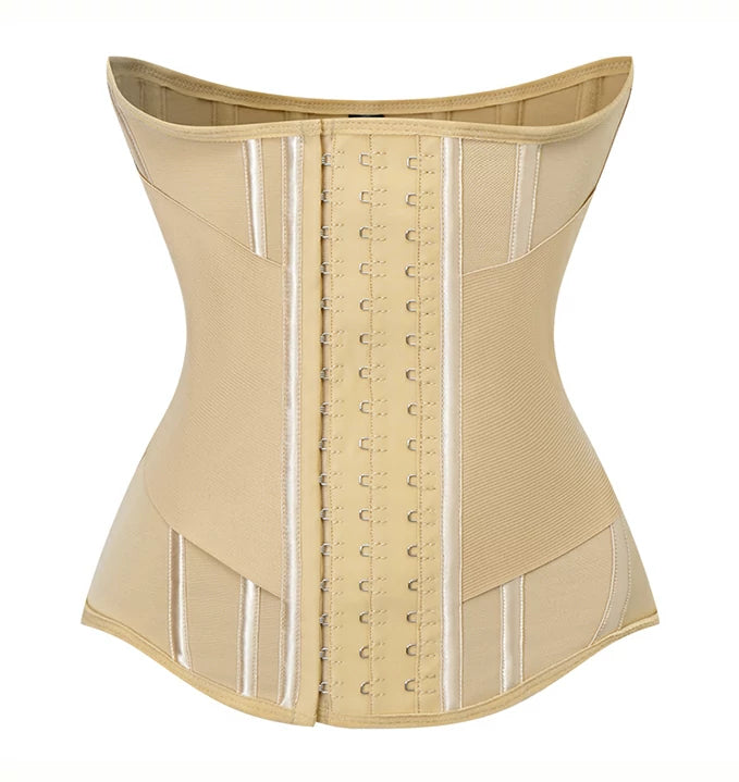 Women's Sweat Waist Trainer Corset with 11 Steel Bones