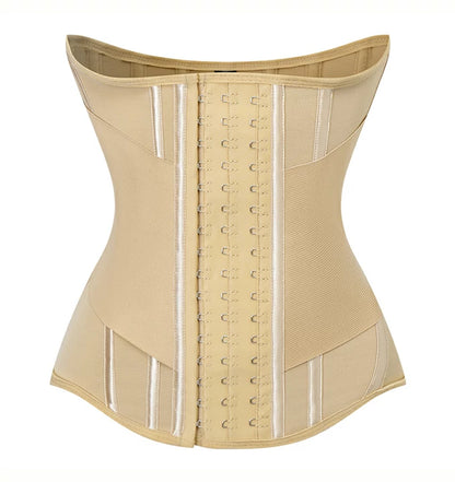 Women's Sweat Waist Trainer Corset with 11 Steel Bones