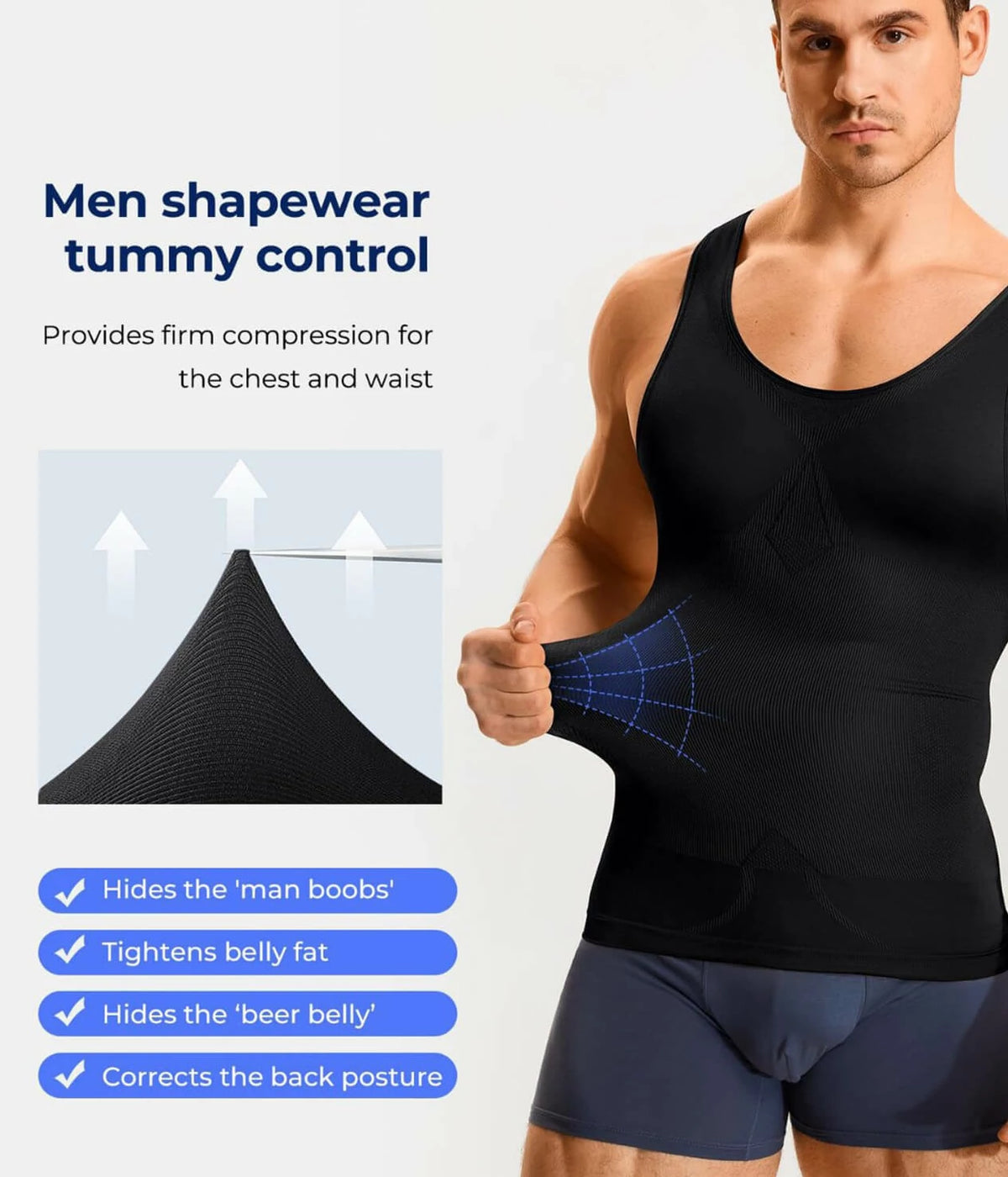Men's Seamless Compression Tank Top
