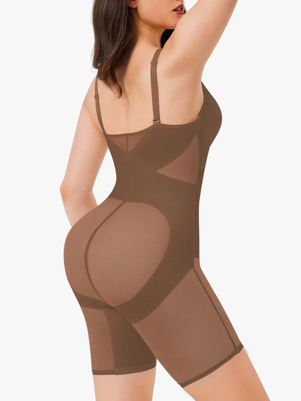 Women's V-Neck Bodysuit Tummy Control Butt Lift