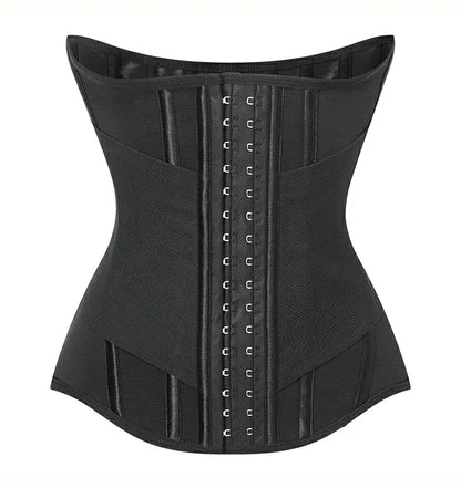 Women's Sweat Waist Trainer Corset with 11 Steel Bones