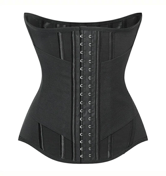 Women's Sweat Waist Trainer Corset with 11 Steel Bones
