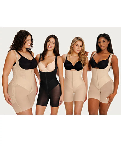 Women's Postpartum Colombian Fajas Bodysuit Tummy Control