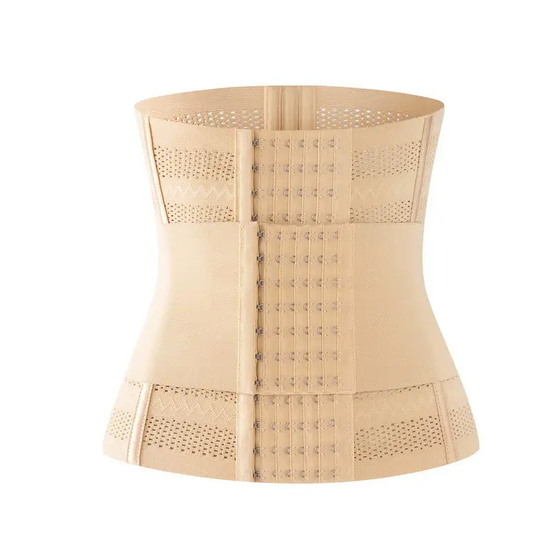 Women's Steel Boned Mesh Breathable Waist Trainer Tummy Control
