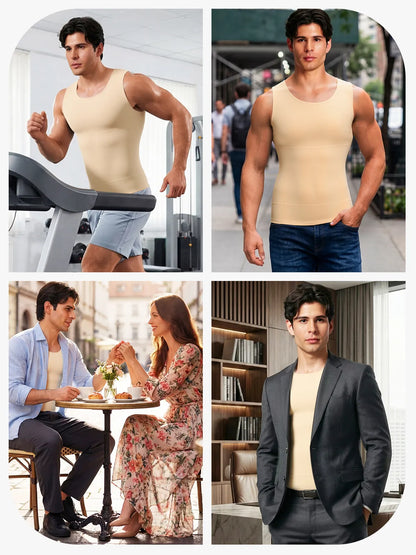 Men's Everyday Compression Tank Top Tummy Control