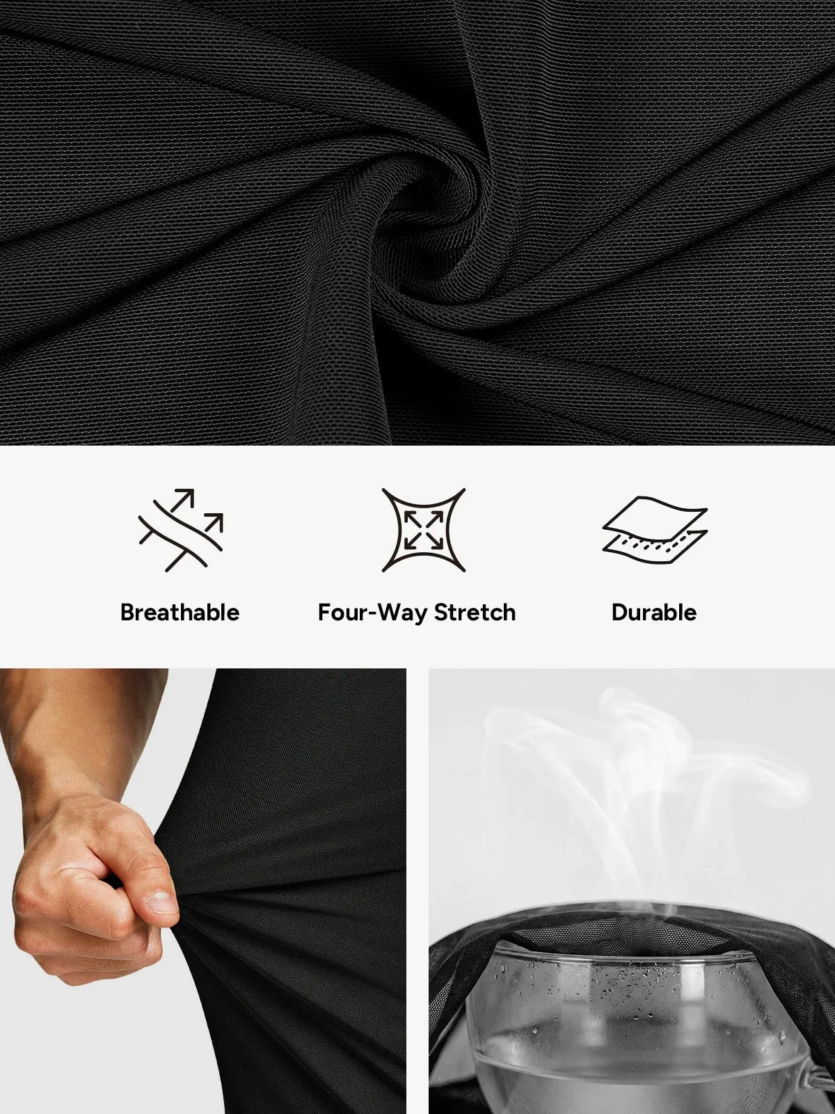 Men's Dual-Layer Zippered Compression Tank Top